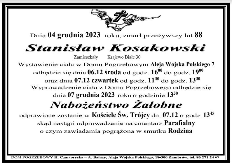 Stanisław Kosakowski