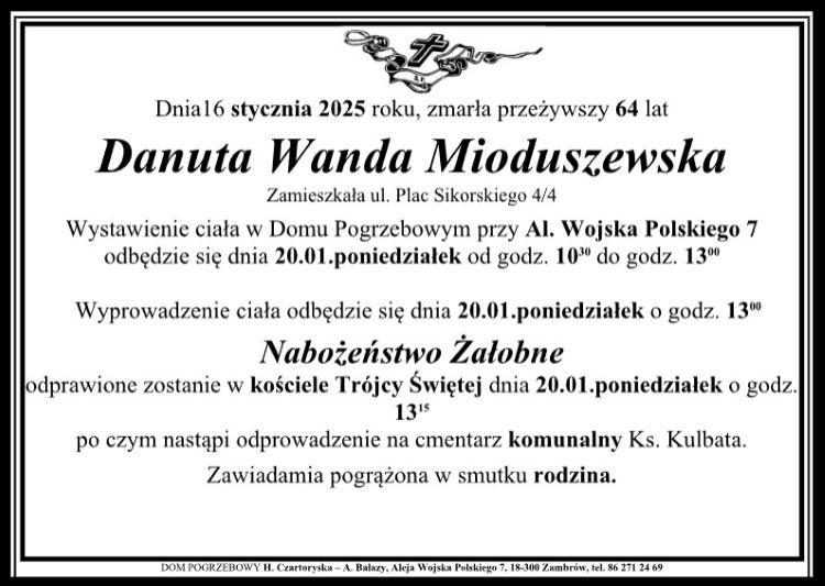 Danuta Wanda Mioduszewska