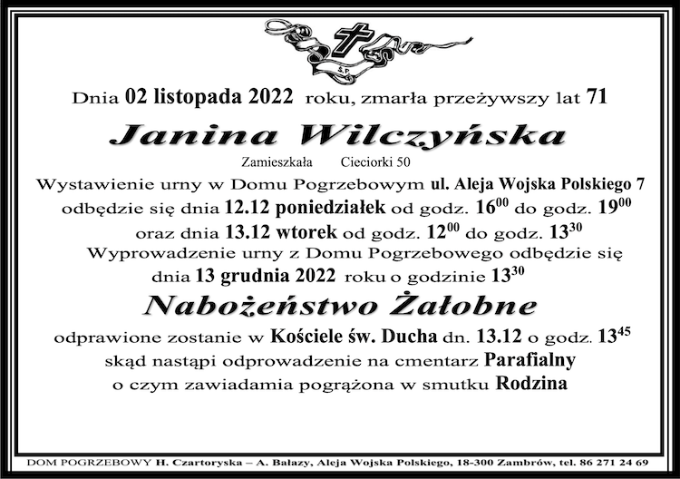 Janina Wilczyńska