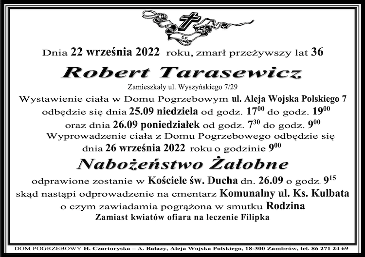 Robert Tarasewicz