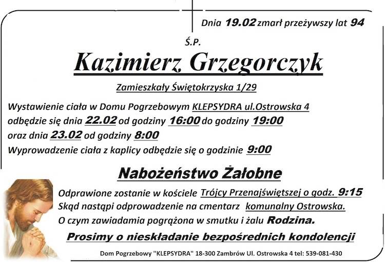 Kazimierz  Grzegorczyk