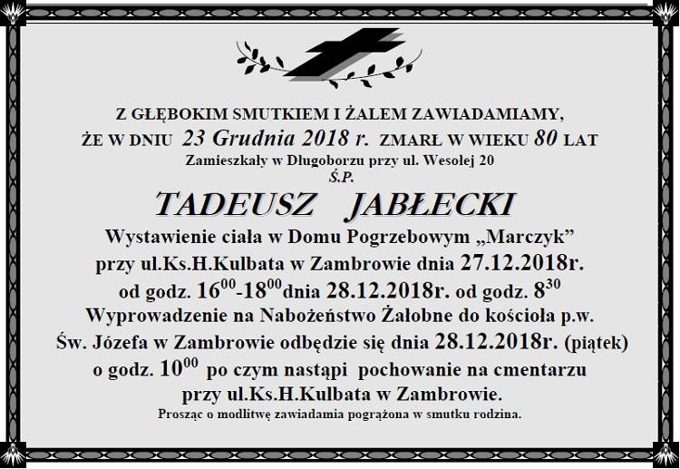 Tadeusz Jabłecki