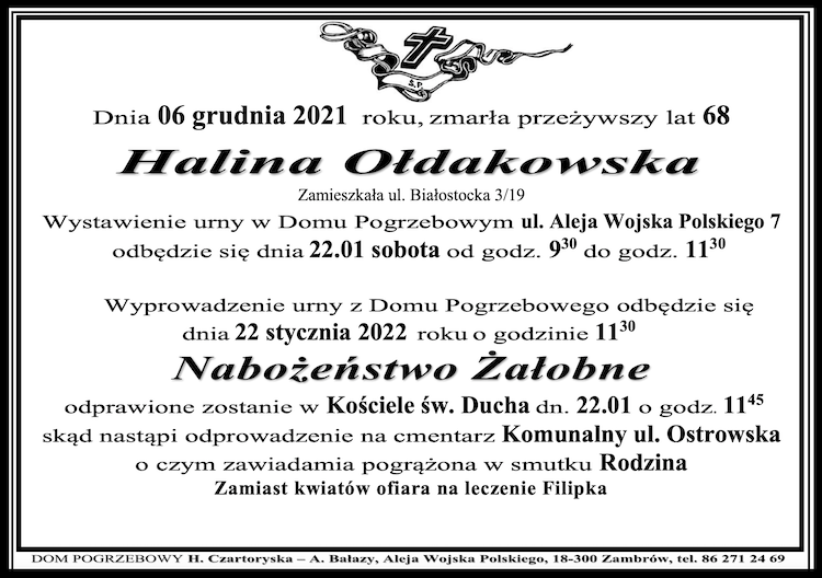 Halina  Ołdakowska