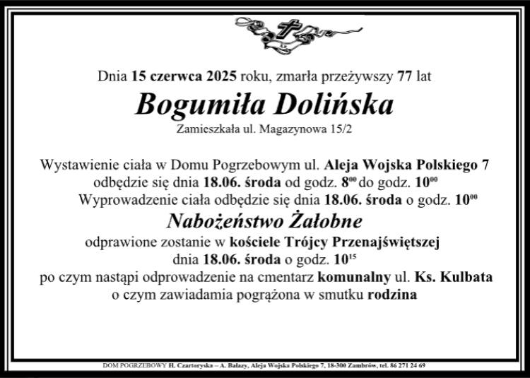 Bogumiła Dolińska