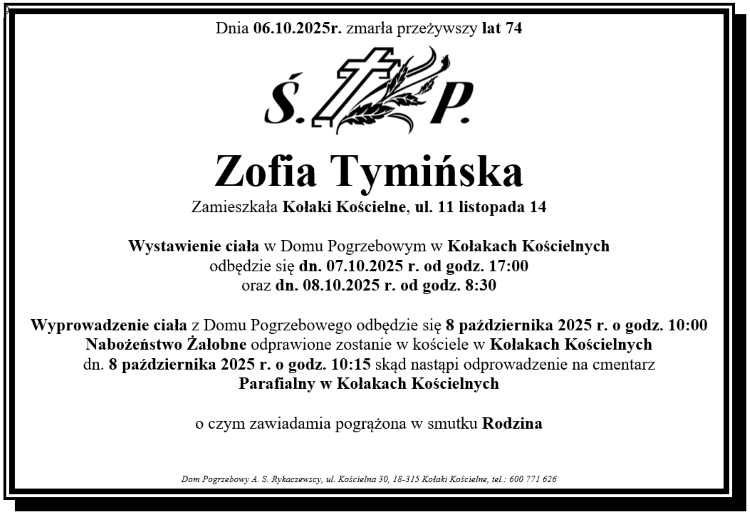Zofia Tymińska