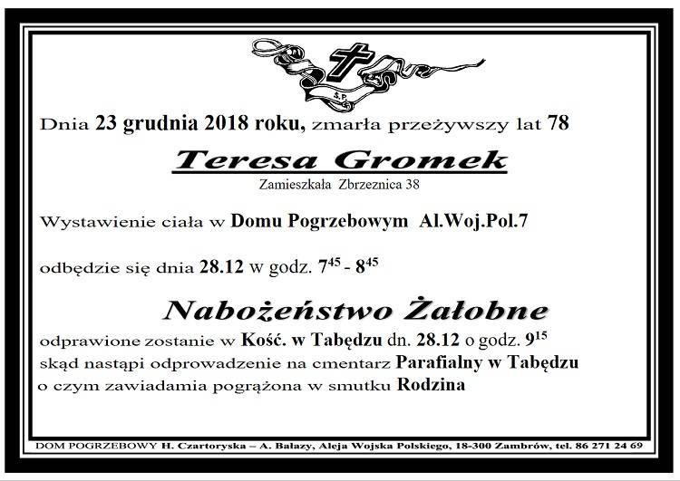 Teresa Gromek