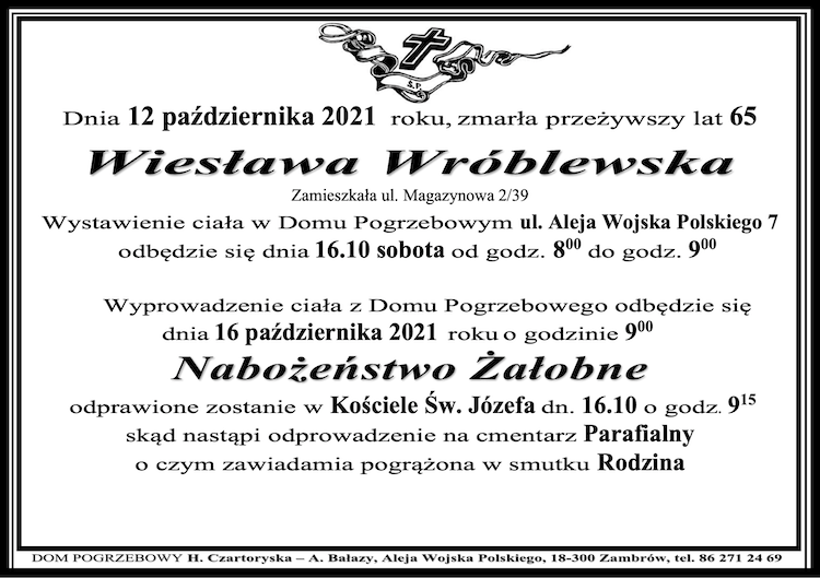 Wiesława Wróblewska