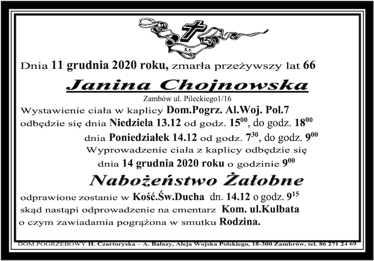 Janina Chojnowska