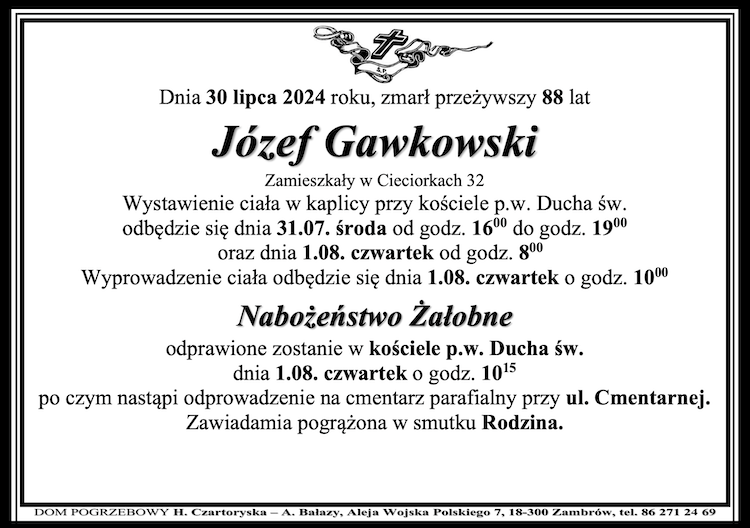 Józef Gawkowski