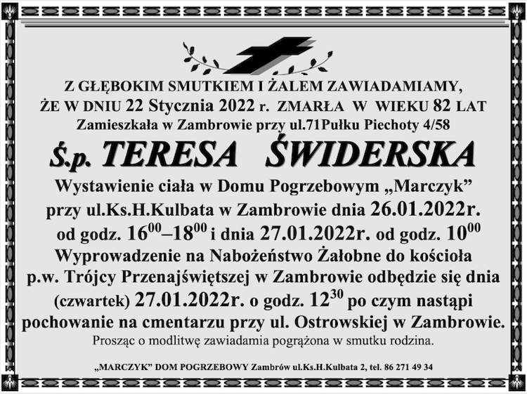 Teresa  Świderska