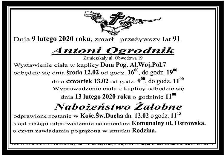 Antoni Ogrodnik