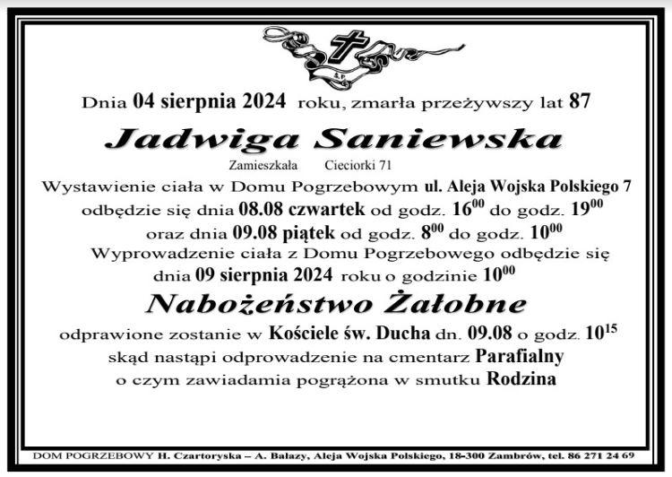 Jadwiga Saniewska