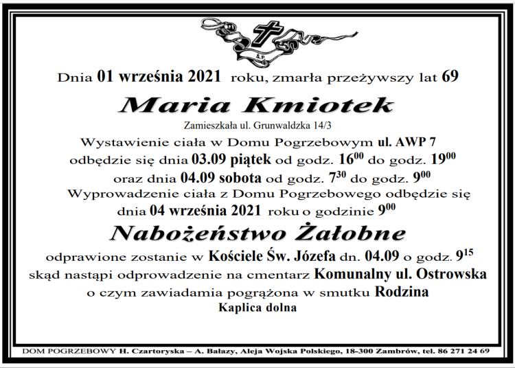 Maria Kmiotek