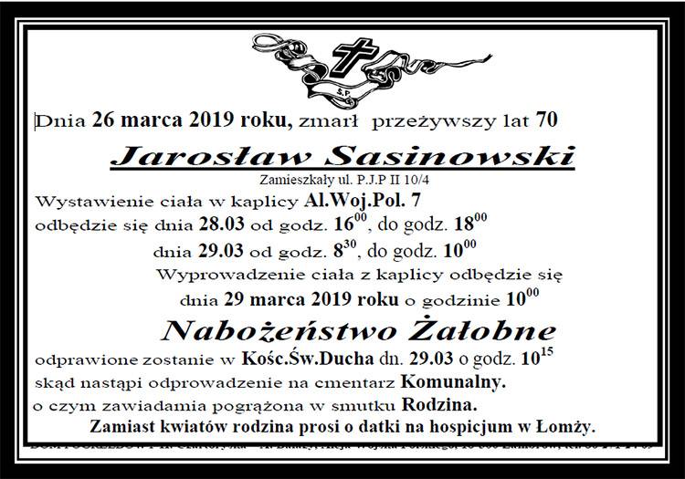 Jarosław Sasinowski