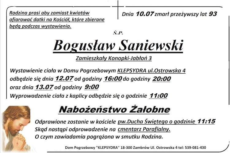 Bogusław Saniewski