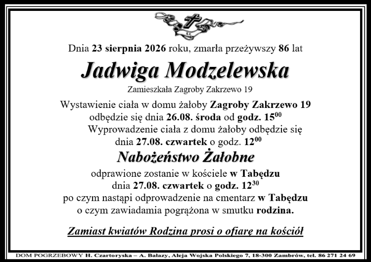 Jadwiga Modzelewska