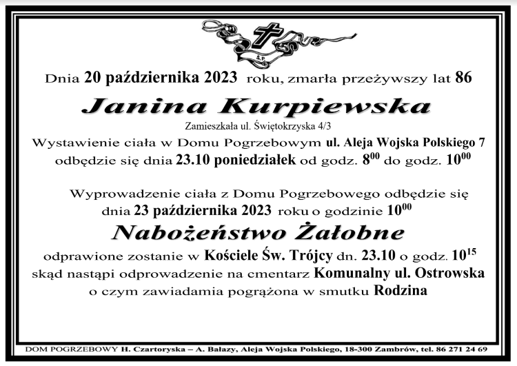 Janina Kurpiewska