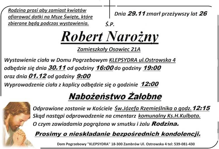 Robert  Narożny