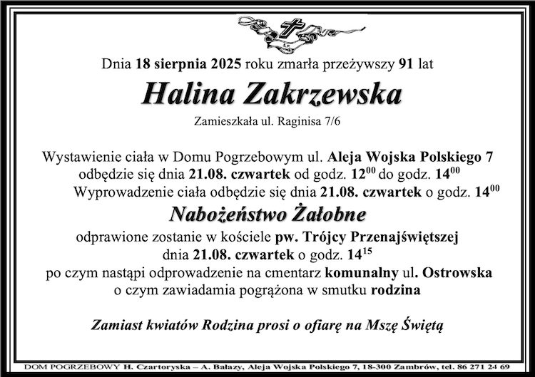 Halina Zakrzewska