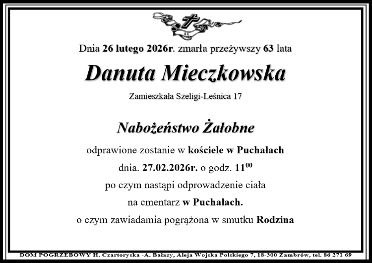 Danuta Mieczkowska
