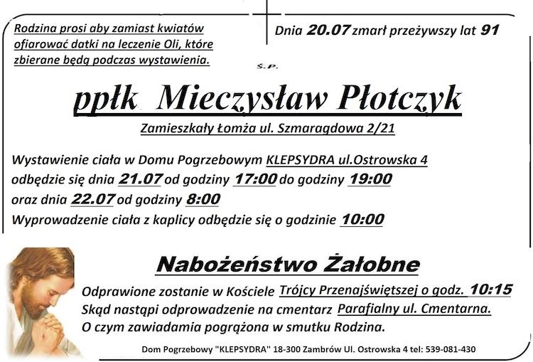 ppłk Mieczysław Płotczyk