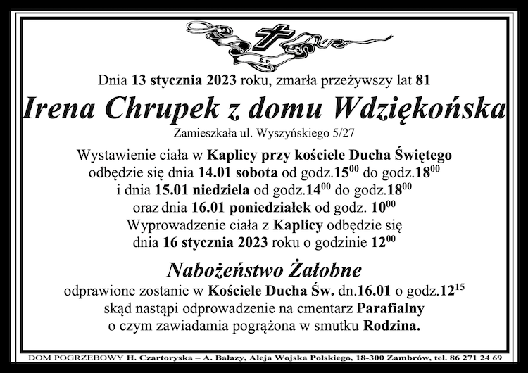 Irena Chrupek