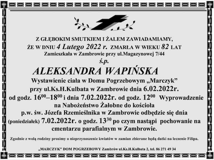 Aleksandra  Wapińska