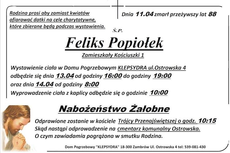 Feliks Popiołek