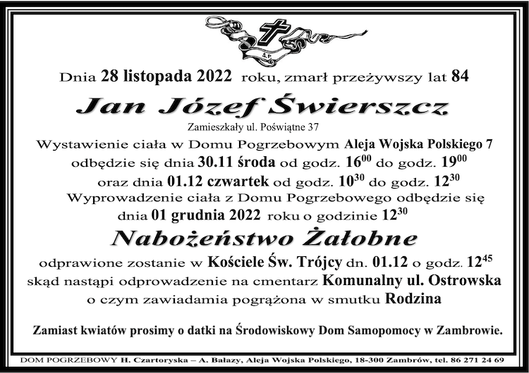 Jan Józef Świerszcz