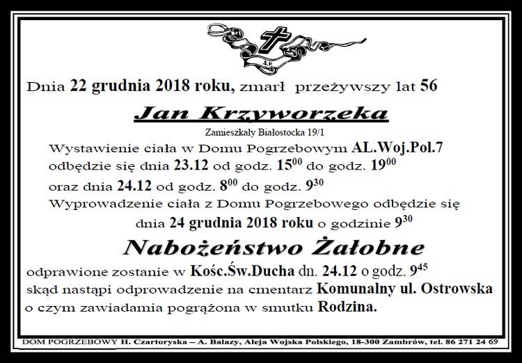 Jan Krzyworzeka