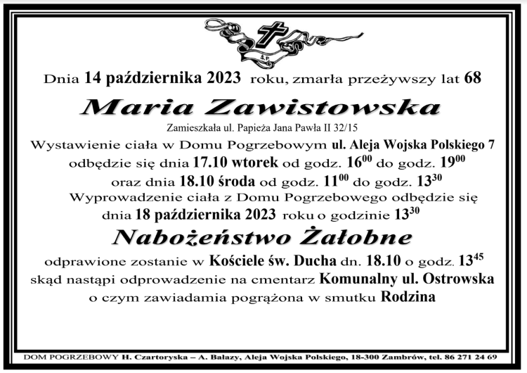 Maria Zawistowska