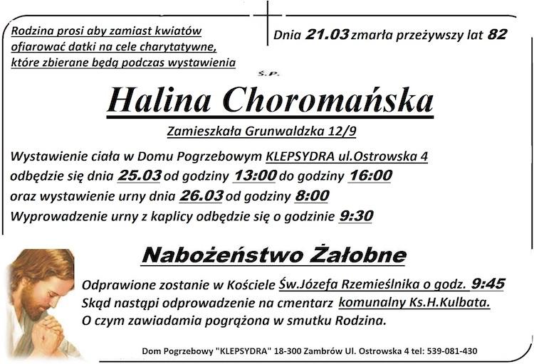 Halina Choromańska