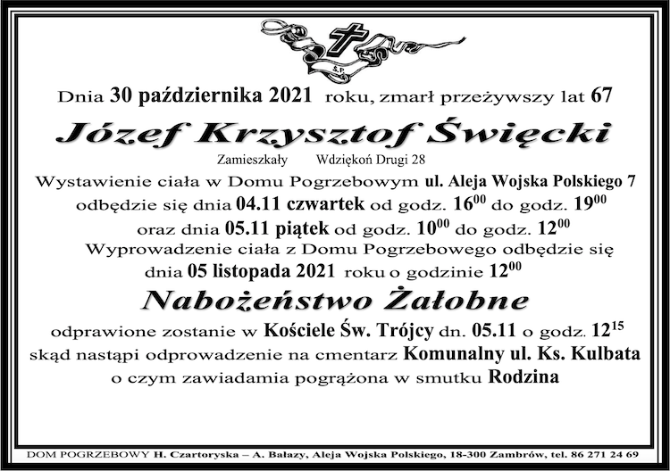 Józef Krzysztof Święcki