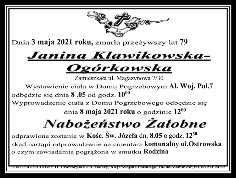 Janina Klawikowska-Ogórkowska