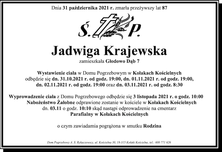 Jadwiga  Krajewska