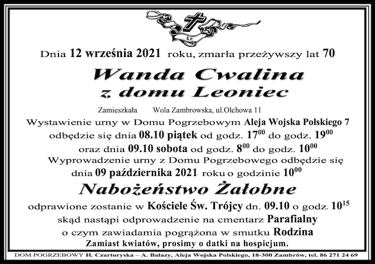 Wanda Cwalina