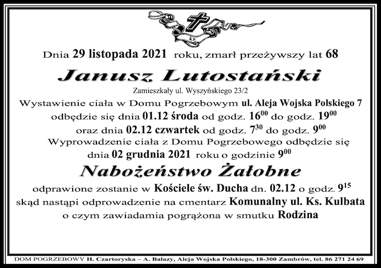 Janusz Lutostański