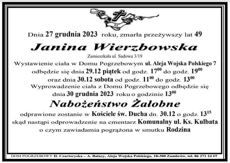 Janina Wierzbowska
