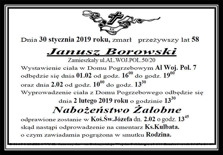 Janusz Borowski