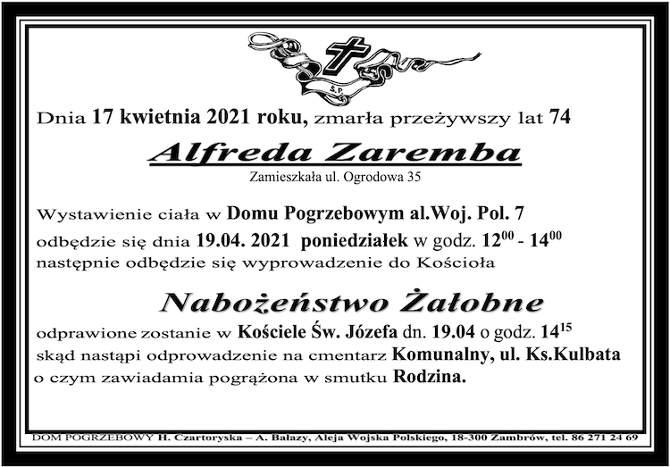 Alfreda Zaremba