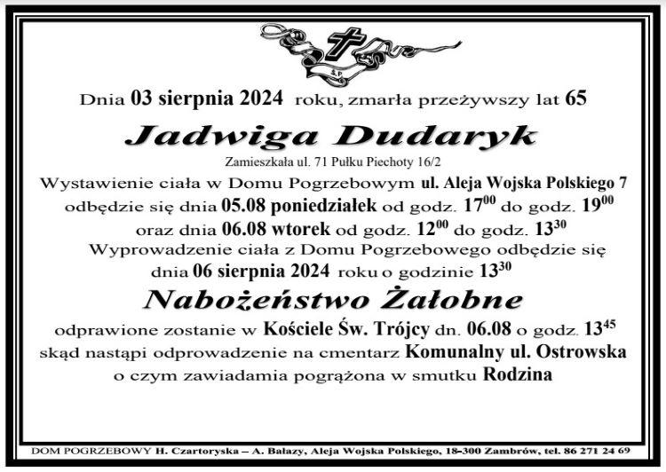 Jadwiga Dudaryk