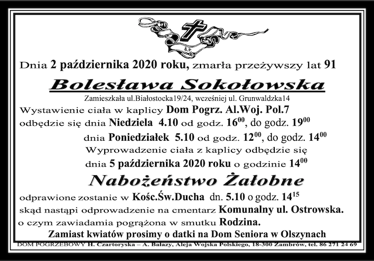 Bolesława Sokołowska