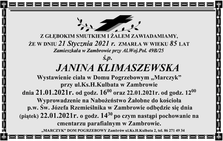 Janina Klimaszewska