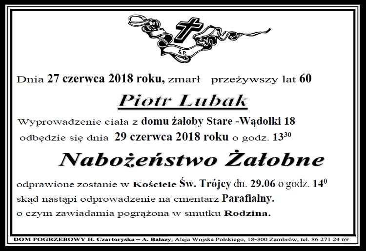 Piotr Lubak