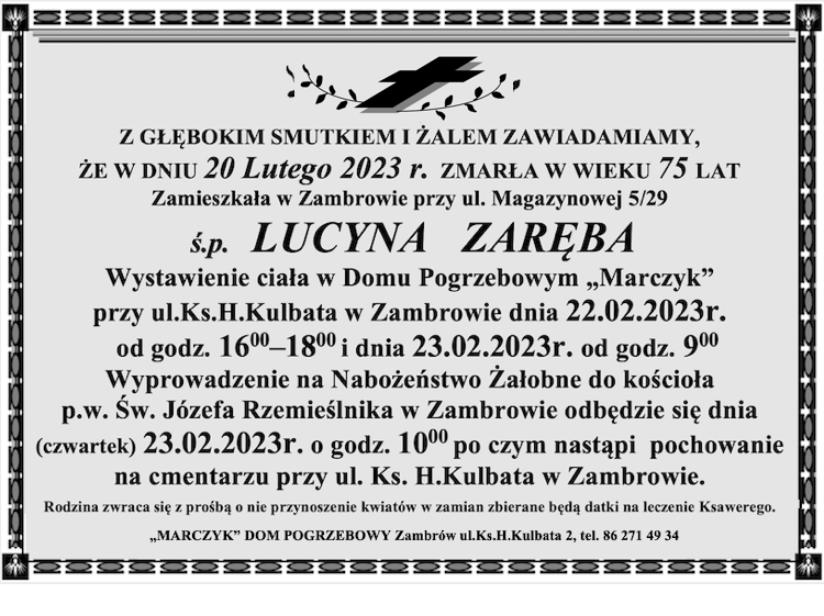 Lucyna Zaręba