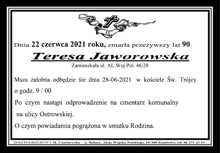 Teresa Jaworowska