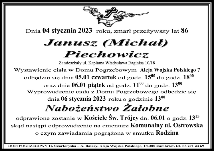 Janusz (Michał) Piechowicz