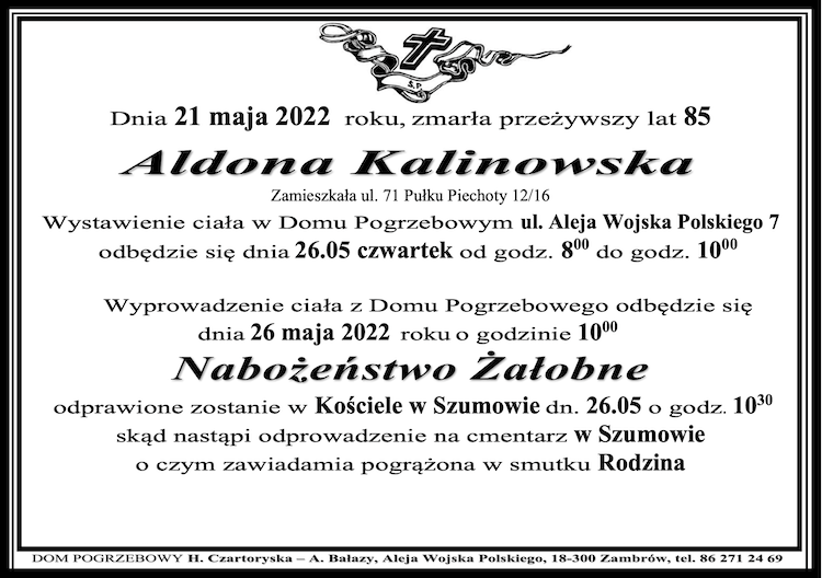 Aldona Kalinowska