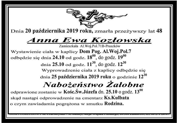 Anna Ewa Kozłowska