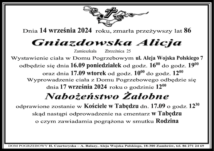Alicja Gniazdowska